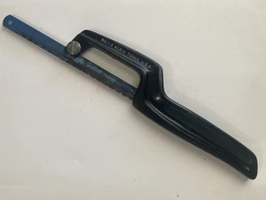 Vintage KLEIN TOOLS Hack Saw Mini Hacksaw No. 713 Black Handle - Made in USA - Picture 1 of 7