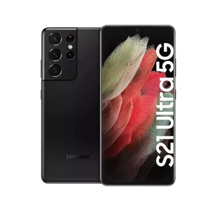 Samsung Galaxy S21 Ultra 5G 128GB - Schwarz (SIM-frei) - Gut - Bild 1 von 11