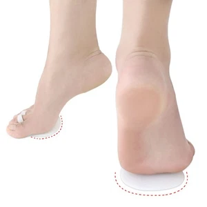  2 Paia Cuscino Rotondo Antipiede Silicone Avampiede Mezza Misura Pad - Foto 1 di 11