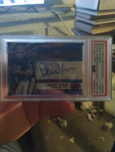 2024 Topps Resurgence Bernie Kosar Radial Marks Auto Blue Surge /99 PSA 9 - Picture 1 of 2