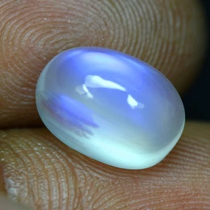 3.70 Cts_Great Electric Blue Shadow_100 % Natural Unheated Blue Moonstone_India - Bild 1 von 3