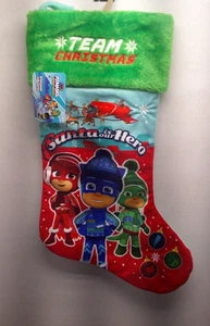 Ruz PJ Masks Weihnachtsmänner unser Held 18 Zoll bestickt Plüsch Team Weihnachtsstrumpf - Bild 1 von 4