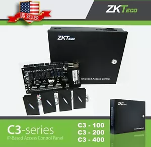 ZKteco C3 series Door Access Control, ZK TCP/IP RS485 Panel/w Power and readers - Picture 1 of 22