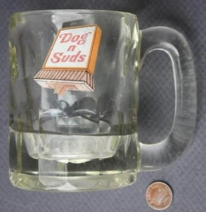 Indiana Based Dog n Suds Drive In Eatery HEAVY MEDIUM Root Beer Stein De Colección ++ - Imagen 1 de 1
