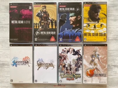 SONY PSP  Metal Gear Solid series & Dissidia & TacticsOgre & Valkyrie Profile - Image 1 of 4