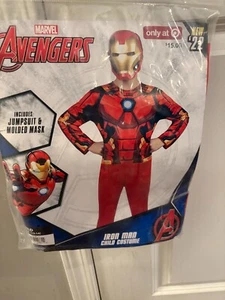 Kids Marvel Avengers Iron Man child Halloween costume size Large 12-14 - Picture 1 of 1