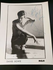 Signed Autographed Photo David Bowie To Paul