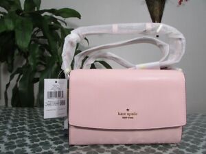 Kate Spade Perry Saffiano Leather Chalk Pink Crossbody Bag K8709 NEW WITH TAGS