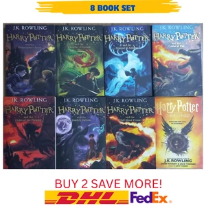 Harry Potter Complete UK 8 Books set Childrens Box Set Collection by J K Rowling - Picture 1 of 8