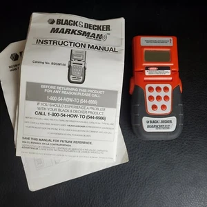 Black & Decker BDSM100 Marksman Sonic Distance Measurer Laser Point - Picture 1 of 4