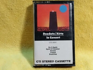 DEODATO/AIRTO IN CONCERT-CTI-CTC 6041/VG++RARE-CASSETTE-C63 - Picture 1 of 6