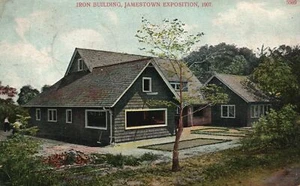 Vintage Postcard 1911 Iron House Building Jamestown Virginia Exposition Struct. - Picture 1 of 2
