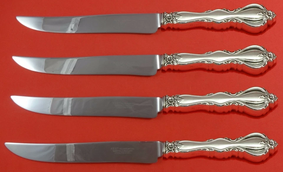 Grande Regency by International Sterling Steak Knife Set Texas Sized Custom - Изображение 1 из 1