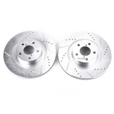 For Power Stop 13-16 Scion FR-S Front Evolution Drilled & Slotted Rotors - - Image 1 of 2
