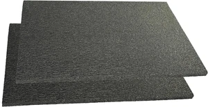 1/2" Thick Black Polyethylene Foam Sheets 2-Pack - 16x12 - Shock Absorbing Pa... - Bild 1 von 12
