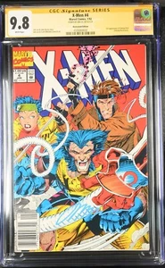 X-MEN #4 CGC SS 9.8 SIGN JIM LEE NEWSSTAND ***TOP POP*** KEY 1ST APP OMEGA RED - Bild 1 von 3