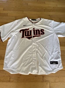 Nike Men's Minnesota Twins White Away Authentic Team Jersey Sz Large T770 Men’s - Picture 1 of 10