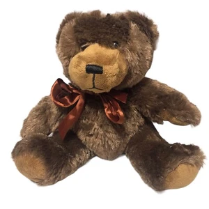 Napco orsacchiotto peluche peluche giocattolo fiocco marrone Pasqua 10 pollici regalo morbido - Foto 1 di 6