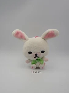 Mofy Moffi B1907 White Rabbit SEGA Strap Mascot 4" Plush Toy Doll Japan - Picture 1 of 8