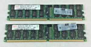 8GB (4GBX2) HYNIX PC2-5300P DDR2 ECC (HYMP151P72CP4-Y5 AB-C) RAM MEMORY - Picture 1 of 3