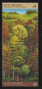 UN Scott #Vienna 80-81, Pair 1988 Complete Set FVF MNH - Picture 1 of 1