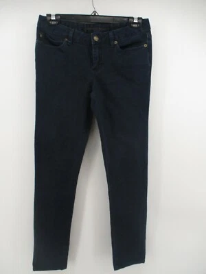 Pantalones de mezclilla Michael Kors talla 2 azul oscuro clásicos logotipo bolsillo Foto 1 de 4