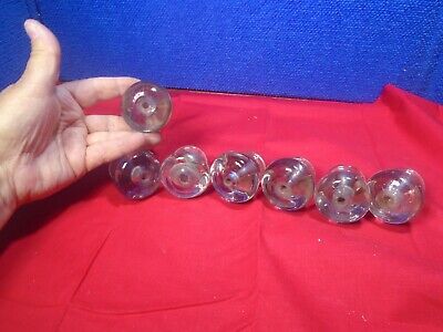 Antique Clear Glass Drawer Pulls Cabinet Knobs   SY-6-1 • 2.50$