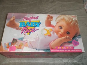 GALOOB BABY FACE DOLL SO SAD BROOKE BATHTUB BABY DOLL 1991 BNIB - Picture 1 of 2