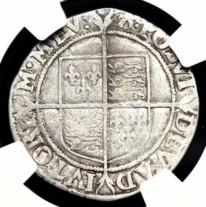 ENGLAND. Elizabeth I. 1558-1603. Hammered Silver Shilling, S-2577, NGC VF10 - Picture 1 of 4