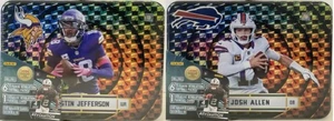 2x 2025 Panini NFL Football Trading Card Collectors Chest  (Allen + Jefferson) - Picture 1 of 5