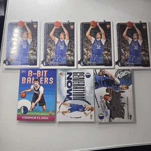Topps 2025-2026 Cooper Flagg RC, Dallas Mavericks, Lot Of 7 Cards - Picture 1 of 8