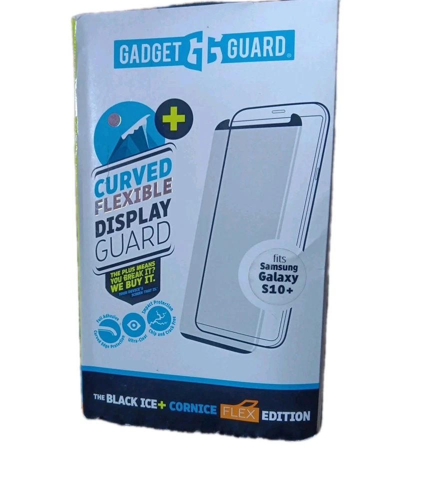 Gadget Guard (Black Ice+) Cornice Flex Screen Protector for Galaxy (S10+) - Image 1 of 3