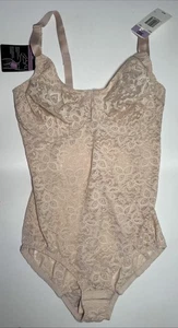 Bali Bodybriefer Damen 36D hellrosa Bügel Shaper Spitze N glatt DF8L10 - Bild 1 von 10