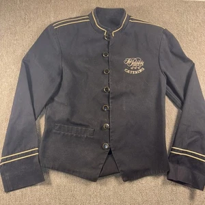 True Vintage 60er Kellnerjacke Peabody Hotel Memphis Medium schwarz Catering - Bild 1 von 10