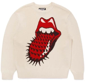Maglione Market x Rolling Stones logo a spillo XL NUOVO CON ETICHETTE PREZZO AL PUBBLICO $125 - Foto 1 di 7