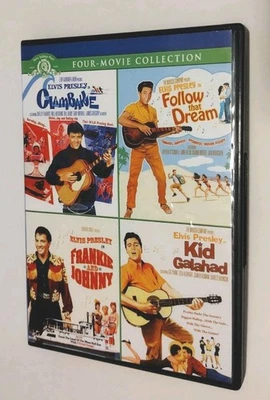 ELVIS (4) Movie Set ~ DVD Clambake/Follow That Dream/Kid Galahad/Frankie+Johnny - Image 1 of 4