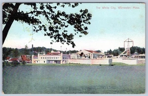 1907-10's THE WHITE CITY WORCESTER MASSACHUSETTS AMUSEMENT PARK POSTCARD - Picture 1 of 2