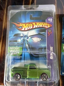 Hot Wheels HW 2006 Redline Series Custom ‘69 Chevy Pickup Truck Green ERROR!!! - Picture 1 of 13