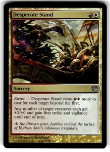 Magic the Gathering MTG Desperate Stand (147) Journey into Nyx FOIL - Picture 1 of 2