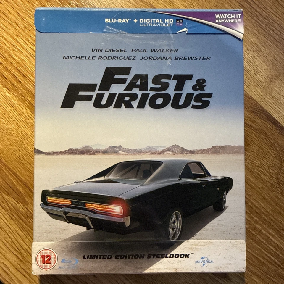 Fast & Furious (12) 2009 Limited Edition Blu Ray - Steelbook - Image 1 of 2