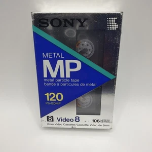 Sony Metal MP Video 8 8mm Video Cassette 120 min BRAND NEW SEALED - Picture 1 of 3
