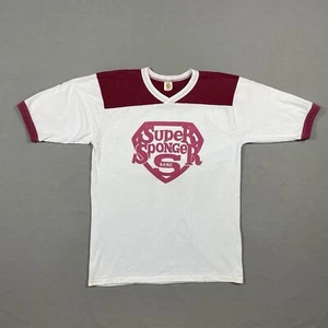 Camisa Banda Vintage Años 70 Raglán Años 80 Super Esponja Banda Timbre Medallón Marca EE. UU. - Imagen 1 de 10
