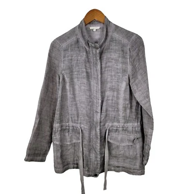 Mysteree Bomber поле куртка размер маленький сафари пальто военного серый легкий  - Изображение 1 из 4