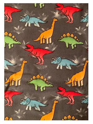 Weighted Twin Blanket with Dinosaurs 10 lbs, child or adult, colorful dinos - Image 1 of 3