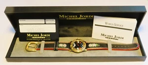 Michel Jordi Ethno Geneve Damen Armbanduhr Quarz Edelweiss Fullset OVP Papiere - Picture 1 of 11