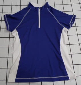 NWOT  Adidas Climacool Women Size SMALL Golf Shirt Mock Neck 1/4 Zip Stretch - Picture 1 of 11