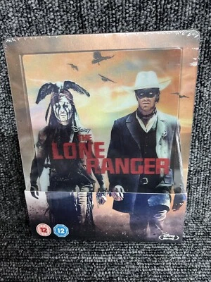 THE LONE RANGER (DISNEY STEELBOOK) [BLU-RAY] NEW & SEALED - Image 1 of 2