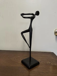 Bodrul Khalique Design Ballerina Figurine Dancer - Passe En Releve - Picture 1 of 4
