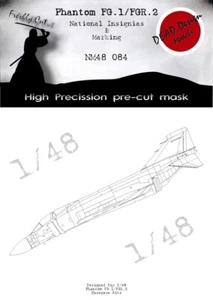 Phantom FG.1/FGR.2 Nat. Ins. Mask for 1/48 Hasegawa - DEAD Design NM48084 - Picture 1 of 2