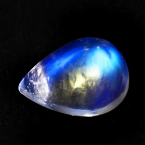 0.82 Ct IF Charming Perfect Pear 7.1 x 5 MM 100% Natural India Blue Moonstone !! - Picture 1 of 5